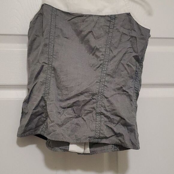 Tom K Nguyen black white button tank - Picture 2 of 6